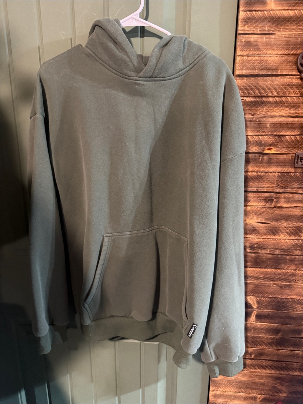Comfrt Hoodie  Olive Green  with Kangaroo Pocket
